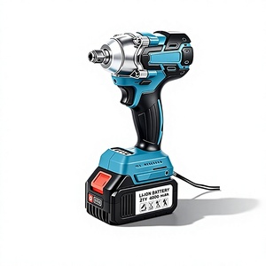 Llave Eléctrica Recargable de Iones de Litio de 21V Industrial, con Enchufe Cuadrado de 1/2 Pulgada y Alto Torque para Instalación de Muebles - Product Image 1