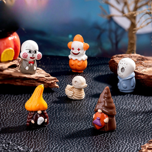Nouveau personnage d'horreur <span class=keywords><strong>nain</strong></span> assistant squelette canard Clown résine artisanat table Halloween ornement - Product Image 3