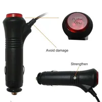 Feux stroboscopiques LED pour voiture 12V DC, rouge, bleu, jaune, blanc, lampes de signalisation, clignotants d'urgence, lumière d'avertissement pour pare-brise, prise allume-cigare