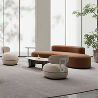 Modularer Loungesessel Büromöbel Ruhebereich-Sessel Stoffsessel Moderner Sessel für Zuhause Büro Hotel