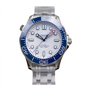 high top quality luminous watch Waterproof 42mm VS factory 8800 movement Blue Ceramic Diver 300M watch - Product Image 1