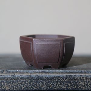 Maceta Hexagonal de Zisha en Miniatura, Hecha a Mano, Clásica, para Bonsái, Tamaño Pequeño - Product Image 4