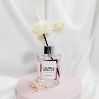 Diffuseur à roseaux Diffuseur de désodorisant Bouteille carrée Ensembles de diffuseurs de roseaux parfumés Désodorisants de parfum de marque privée Aromathérapie