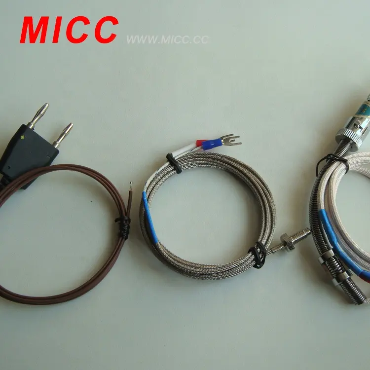 Tipi disponibili della termocoppia delle sonde delle termocoppie di MICC per gli estrusori di plastica J \ K \ E \ T \ PT100 \ CU50 WRNT-303