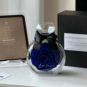 Everlasting Enchanted eternity eternal Forever Rose flor preservada en botella de perfume de acrílico - Product Image 4