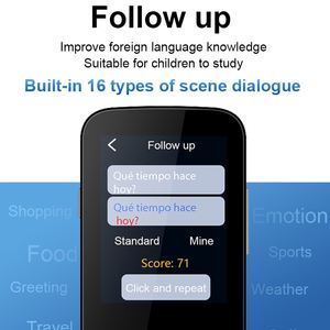 Traductor de Voz Inteligente WIFI Portátil T10 de Fábrica, Traductor en Tiempo Real con IA, Máquina de Traducción de 137 Idiomas - Product Image 6
