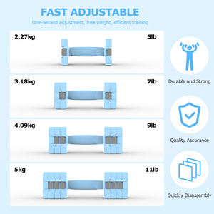 Manubri Fitness uomo e donna manubri sottile corpo Yoga con 2 <span class=keywords><strong>KG</strong></span> regolabile <span class=keywords><strong>3</strong></span> <span class=keywords><strong>KG</strong></span> 4 <span class=keywords><strong>KG</strong></span> 5 <span class=keywords><strong>KG</strong></span> peso - Product Image 5