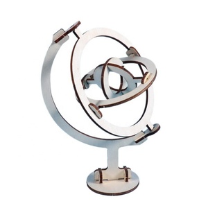 Esfera Armilar de Madera, Modelo Astronómico Antiguo, Teodolito Ecuatorial, Tecnologí<span class=keywords><strong>a</strong></span> DIY de Ensamblaje Manual, Pequeños Materiales Didácticos - Product Image 2