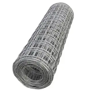 Yüksek Quality1/2x 1/2 sıcak daldırma galvanizli kaynaklı tel örgü rulo/pvc kaplı kaynaklı tel örgü