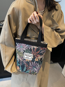 Nouveau Sac Fourre-tout en Toile Printemps 2026 pour Femme – Sac à Bandoulière Tendance, Sac Seau à Porter à la Main - Product Image 4