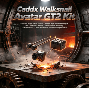 ชุด Caddx Walksnail <span class=keywords><strong>Avatar</strong></span> GT2 ดิจิตอล HD VTX 1080p กล้อง Starvis II ขนาด 1/1.8 นิ้ว <span class=keywords><strong>2</strong></span>-6S MMCX สำหรับอุปกรณ์เสริมโดรน FPV Cinematic - Product Image 1
