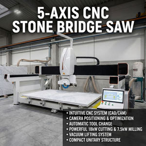 Máquina <span class=keywords><strong>de</strong></span> Corte <span class=keywords><strong>de</strong></span> Mármol Industrial CNC <span class=keywords><strong>de</strong></span> Cinco Ejes 5+1, Sierra <span class=keywords><strong>de</strong></span> <span class=keywords><strong>Puente</strong></span> para Losas <span class=keywords><strong>de</strong></span> Piedra, <span class=keywords><strong>Turquía</strong></span> - Product Image 1