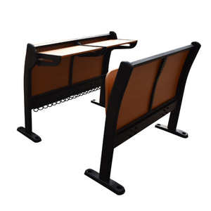 Starlight School <b>Desk</b> Chair Row <b>Solid</b> <b>Wood</b> Tiered Seating For Classroom Use - Product Image 3