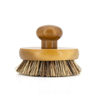 Brosse à vaisselle en bois naturel, poils en fibres végétales pour le nettoyage de la cuisine, brosse à récurer écologique pour la vaisselle et les ustensiles de table