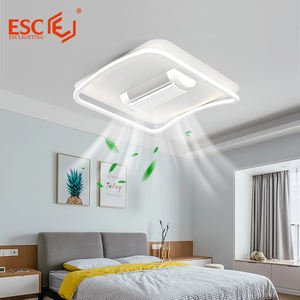 ESC LIGHTING Ventilateur de plafond Led 3 Cct Ventilateur de plafond décoratif à 6 vitesses avec lumière pour le salon - Product Image 1