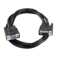 Adaptador serie RS232 DB9 9PIN macho a hembra para sistemas de control industrial