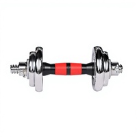 Kit d'haltères et de barres en fonte massif anti-rouille de 10 kg à 25 kg, idéal pour l'entraînement à domicile et au bureau – Cadeau très prisé