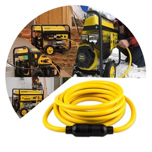Generador de alta resistencia, Cable de alimentación de extensión de bloqueo, NEMA L14-30P/L14-30R,4 puntas, 10 calibres, SJTW - Product Image 3