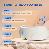 Masseur pour les yeux chauffant OEM avec compression d'air et musique, masque électrique pour les yeux secs, aide au sommeil, vente en gros en usine