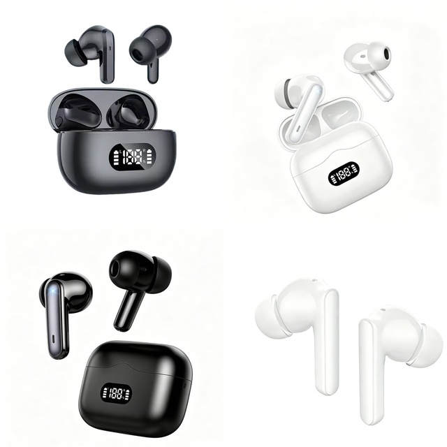 Top Quality Wireless Earbuds IPX7 Waterproof Sport Design Ergonomic In-Ear Comfortable Fit for All Smartphones Sport Gym