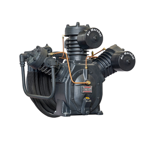 Compresseur d'air industriel à piston bi-étagé robuste avec réservoir pour atelier d'assemblage en usine - Product Image 1