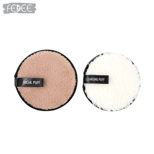 Éponge nettoyante pour le visage écologique avec logo privé personnalisé, <span class=keywords><strong>tissu</strong></span> doux pour le visage, tampon rond pour le démaquillage - Product Image 2