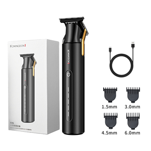 Recortadora de Barba Impermeable con Cuchilla en T, Recortadora de Pelo Eléctrica Recargable Inalámbrica Profesional para Hombres - Product Image 2