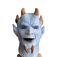 Sin of Pride hexagone démon masque réaliste Superbia pleine tête diable couvre-chef Halloween effrayant masque en Latex horreur Cosplay accessoires