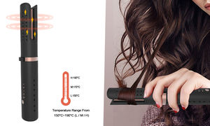 เครื่องหนีบผมไร้สาย USB แบบพกพา, เครื่องม้วนผมและเครื่องยืดผมลมเย็นแบบ2 in 1สำหรับเดินทาง - Product Image 4