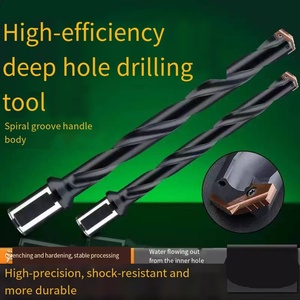 Tour CNC à rainure hélicoïdale à fixation latérale, perceuse à trous profonds de type lame remplaçable, perceuse à <span class=keywords><strong>ciseau</strong></span> à sortie d'eau froide interne - Product Image 4