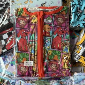 Быстрая доставка: Набор-сюрприз из бамбуковых пижам RTS (случайные модели), комбинезоны, детские бамбуковые комбинезоны на молнии, коробка-сюрприз - Product Image 4