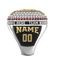Service de fabrication de bagues de championnat de baseball personnalisées de haute qualité. Bague en alliage de bijouterie tendance avec incrustation de pierres précieuses