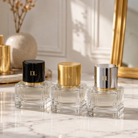 Flacons de parfum de luxe en verre 30ml 50ml 100ml, flacon vaporisateur rechargeable unique avec boîte, flacon de parfum en verre de luxe vide