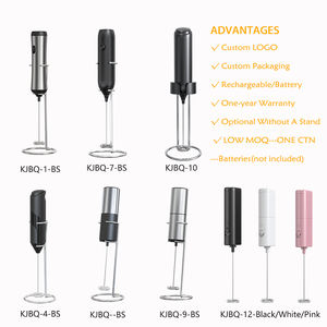 Venta al por Mayor de Fábrica Batidor Mezclador Automático Espumador de Leche Inalámbrico Recargable por USB - Product Image 6