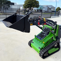 Mini-excavatrice sur chenilles Derette 450, moteur Honda 23HP, certifiée CE EPA, machine compacte à vendre, usine chinoise