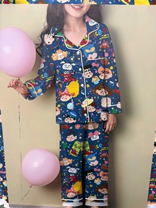 Tela de satén latino de alta calidad de Vietnam, 150cm / 160cm (personalizable), tejida, para pijamas infantiles, estampada o teñida lisa. - Product Image 4