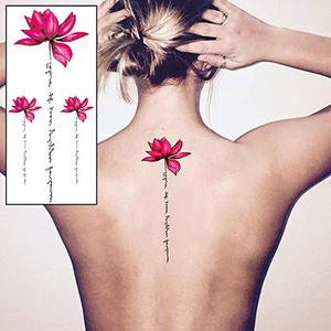 Tatuaggio Temporaneo per Donna con Sticker Intelligente in Pellicola PET, Carta per Trasferimento ad Acqua, Inchiostro Ecologico e Colla Non Tossica - Product Image 1