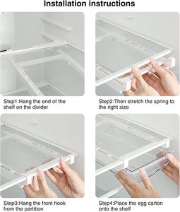 Cajón organizador <span class=keywords><strong>de</strong></span> huevos <span class=keywords><strong>de</strong></span> <span class=keywords><strong>plástico</strong></span> grande para refrigerador caja <span class=keywords><strong>de</strong></span> almacenamiento <span class=keywords><strong>de</strong></span> huevos para uso en contenedores <span class=keywords><strong>de</strong></span> cocina - Product Image 5
