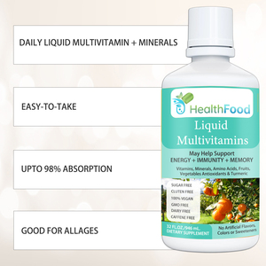 Multivitamines liquides les plus vendues avec acides aminés, contribuent à soutenir un système immunitaire robuste, favorisent l'énergie naturelle - Product Image 5