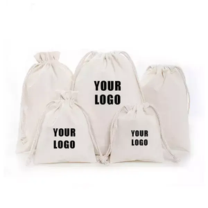Cotton Linen Canvas Drawstring Dust <b>Bag</b> Covers for Handbag,shoe,cloth - Product Image 4
