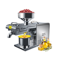 Presse à huile automatique Extracteur d'expulseur à chaud et froid en acier inoxydable pour les graines de noix de coco et d'arachide de canola