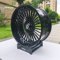 Jantes forgées noir brillant 20 22 24 26 pouces, série simple, à déport profond, 6x139.7 8x170 8x180, compatibles avec F150 Truck Silverado 2500