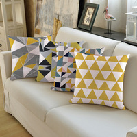 Housse de coussin décorative en lin, style INS, confortable et très tendance