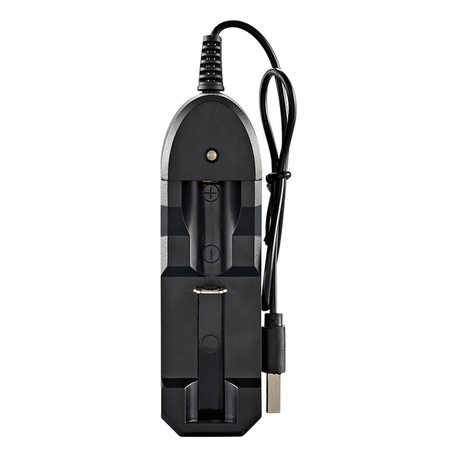 18650 Battery Charger Wholesale 1Slot With Indicator Light Liion Battery DC 4.2V 1A Output Usb Rechargeable Battery Charger