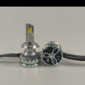 Bombilla LED H7 de Alta Potencia 140W, Lámpara LED H4 con <span class=keywords><strong>Cuatro</strong></span> Tubos de Cobre para Coche, Bombilla LED para Faros Delanteros 6000K 4300K 3000K - Product Image 5