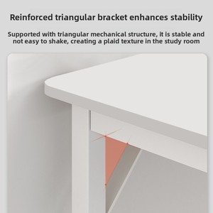 Bàn học sinh thanh thiếu niên có giá sách cho không gian nhỏ bàn văn phòng tại nhà - Product Image 3