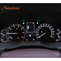 Pantalla de medidor de cabina Virtual 12,3 para Toyota Land Cruiser LC200 2008-2020 Panel de instrumentos de grupo Digital Multimedia AutoPlayer
