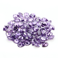 Pierre précieuse synthétique en zircon cubique rose brillant