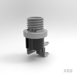 Connecteur XKB DC-025LM-5A-2.0 Prise d'alimentation CC 2,0 mm à monter sur panneau 5A 12V ROHS pour équipement d'alimentation de circuits imprimés - Product Image 2