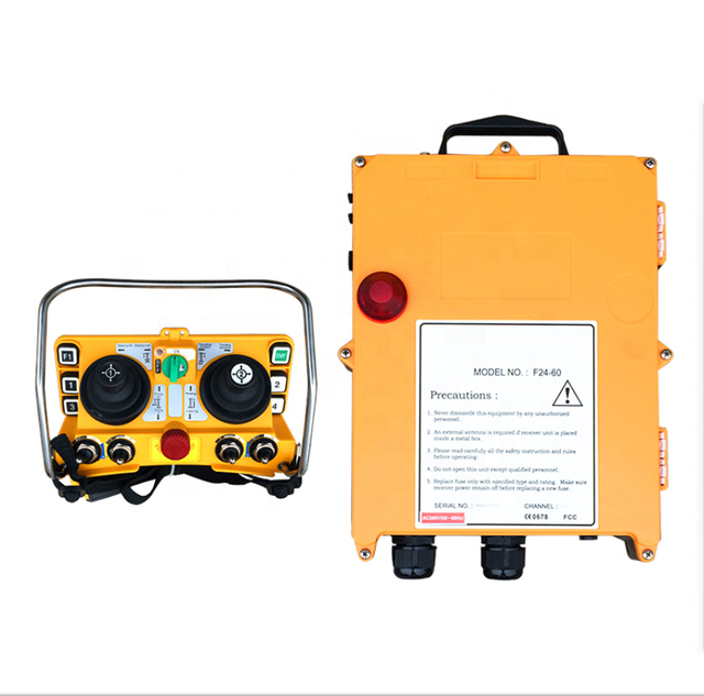 New Crane Radio Remote Control F24-10S with Metal Construction and Roller Bearing